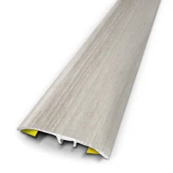 Barre de seuil alu plaxé Chataignier adhésif 3,7x83cm