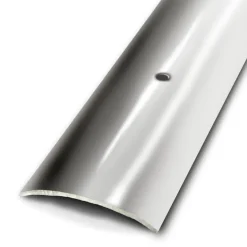 Barre de seuil plat inox brillant à visser 4,5x93cm