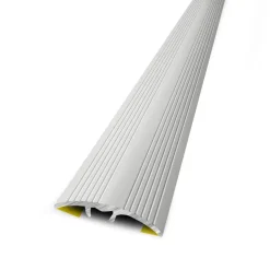 Barre de seuil universel alu naturel strié 2,7x83cm