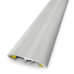 Barre de seuil universel alu naturel strié 3,7x83cm