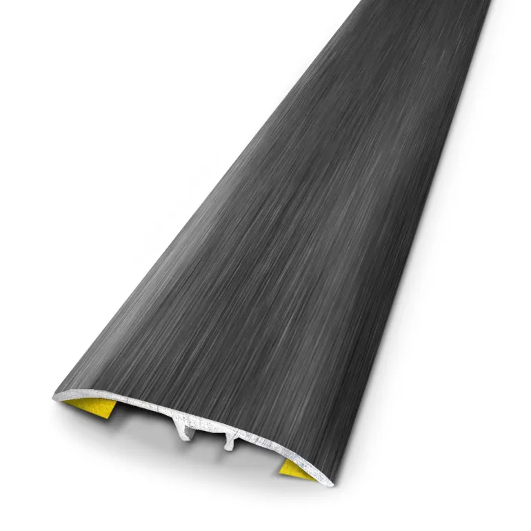 Barre de seuil universel alu plaxé métal oxydé 3,7x83cm