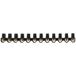 Barrette de connexion 25mm² noir 12 plots ZENITECH