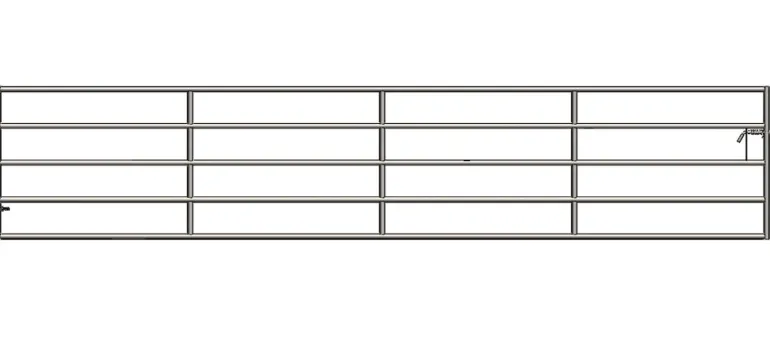 Barrière herbage galva 6 m