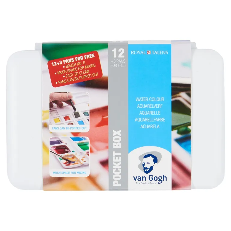 Base de peinture à l'eau 12 couleurs+3 couleurs offertes