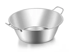 Bassine à gras/confiture inox 2 anses tous feux