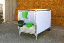 Bassine universelle mangeoire plastique 6L verte