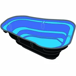 Bassin Start 750 noir 750 L