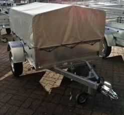 Bâche haute + armature 80 cm pour remorque LIDER