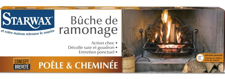 Bûche de ramonage 1,1kg STARWAX