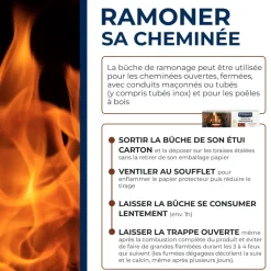 Bûche de ramonage 1,1kg STARWAX