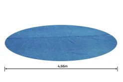 Bâche solaire 466x280 cm pour piscine ovale PowerSteel