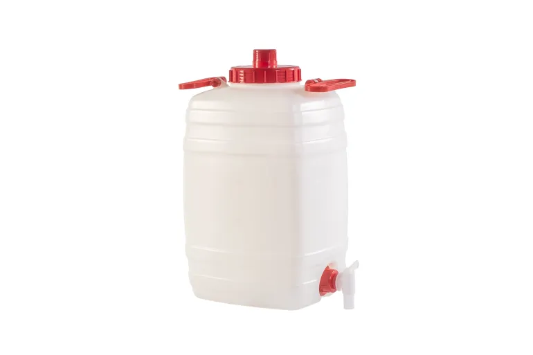 Bidon de fermentation blanc 25L avec robinet