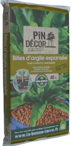 Billes d'argile expansée 8/16MM 40L UAB