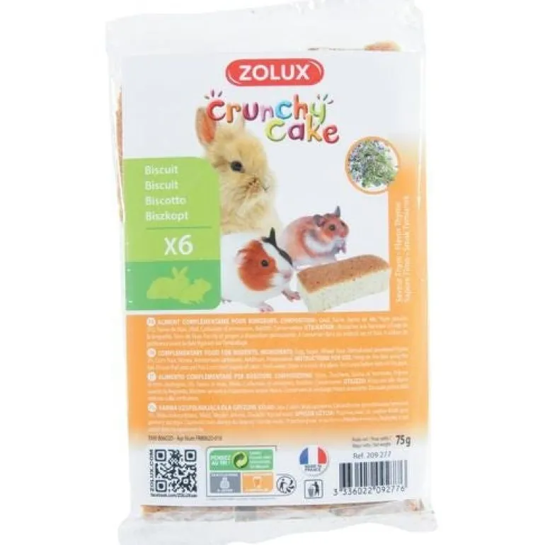 Biscuits Crunchy cake thym (x6)