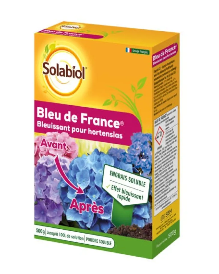 Bleuissant pour hortansias Bleu de france 500g SOLABIOL