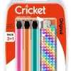 Blister de 4 briquets dont 1 offert CRICKET