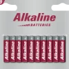 Blister 10 piles AAA alcaline LR3 1,5 V