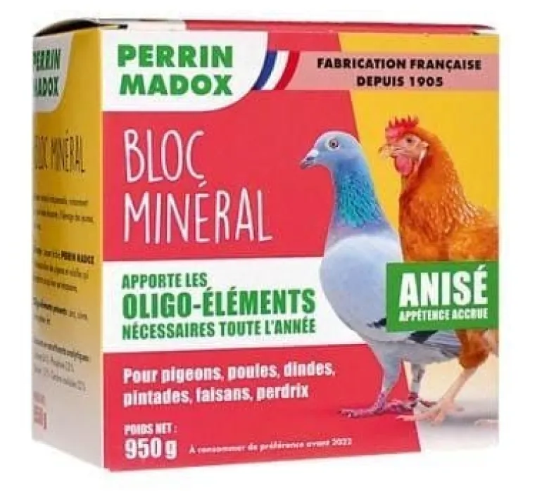 Bloc minéral anisé à picorer 950g
