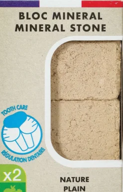 Bloc minéral pour rongeur nature 200g