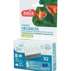 Bloc nutritif pour poissons spécial vacances (x2)