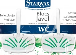 Bloc pour cuvettes WC à la javel (x2) STARWAX
