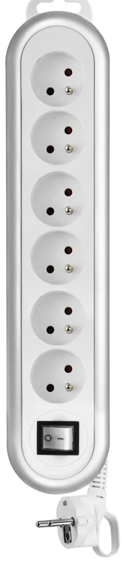 Bloc 6 prises 3M blanc