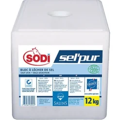 Bloc Sel Pur UAB 12 kg SALINS DU MIDI