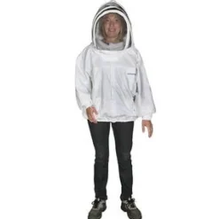 Blouson avec cagoule blanc