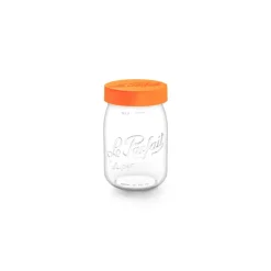 Bocal de stockage à vis couvercle orange 1L LE PARFAIT