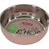 Bol inox Ehop 400ml rose pour petit mammifère