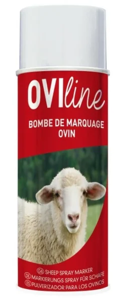 Bombe de marquage OVI LINE rouge 500 ml