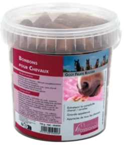 Bonbons pour chevaux goût fruits rouges 750g PASSIONAL