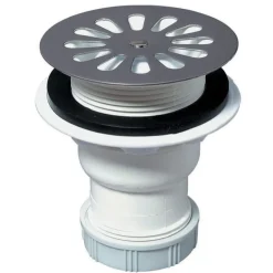 Bonde de douche Ø60mm sortie verticale WIRQUIN