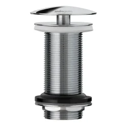 Bonde lavabo laiton dôme fixe 100mm sans trop plein