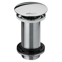 Bonde lavabo laiton dôme fixe 100mm sans trop plein