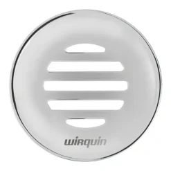 Bonde lavabo laiton grille incurvée 75mm sans trop plein