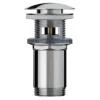 Bonde lavabo laiton quick-clac trop plein corps long