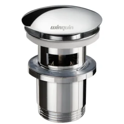 Bonde lavabo laiton quick-clac 75mm trop plein