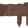 Bordure enroulable vague en pin 1,10m