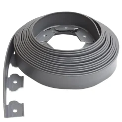 Bordure PE recyclée Gazon H5cm épaisseur 4mm Gris X10M