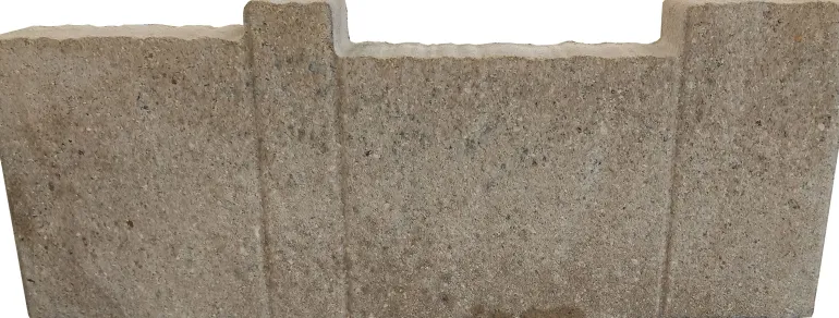 Bordurette décorative ton pierre 50x20x5,5 cm