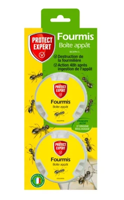 Boîte appât gel anti-fourmis 2x10g PROTECT EXPERT