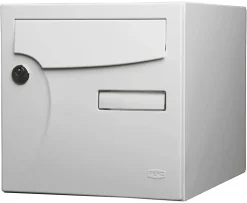 Boîte aux lettres Animation 1 porte blanc
