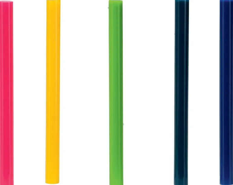Boîte de 36 bâtons de colle colorés Ø7 x 90mm RAPID