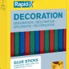 Boîte de 36 bâtons de colle pailletés Ø7 x 90mm RAPID