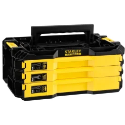 Boîte 3 tiroirs outillée Pro-Stack 126 pièces STANLEY