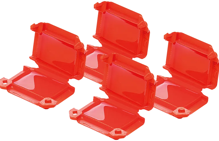 Boîtier de connexion IPX8 Happy small rouge (x4) ZENITECH