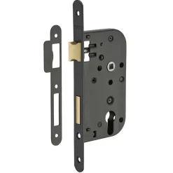 Boîtier serrure à encastrer axe à 50mm cylindre