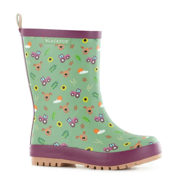 Bottes pour enfant Robin vert BLACKFOX