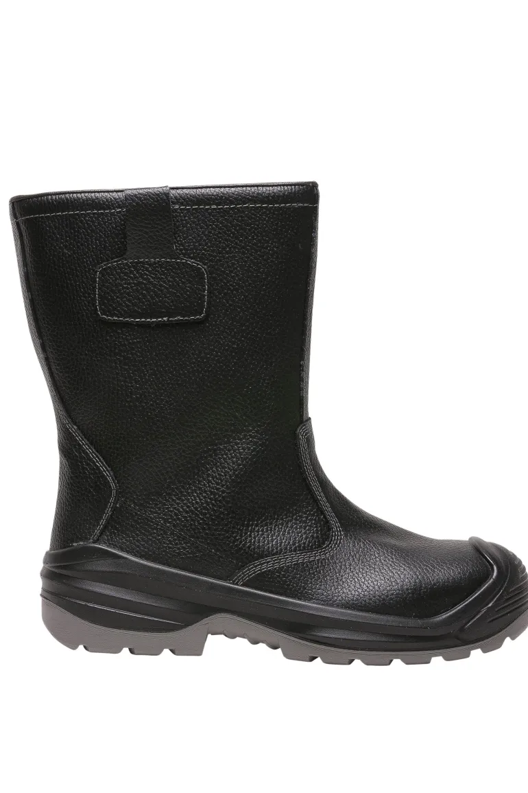Bottes de sécurité cuir hydrofuge S3 CI Montréal noir